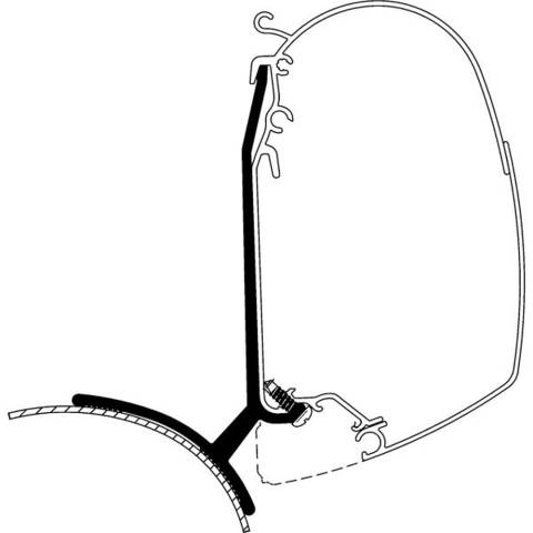 Thule Adapter Renault Trafic - Opel Vivaro für Serie 5