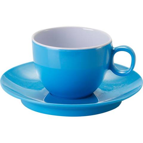 Brunner Espressotasse mit Untertasse - hellblau