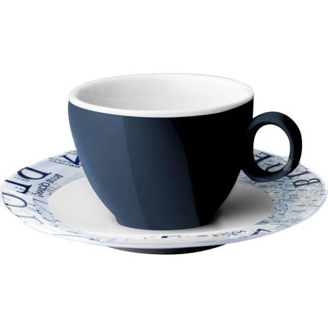 Brunner Espressotasse mit Untertasse - blue ocean