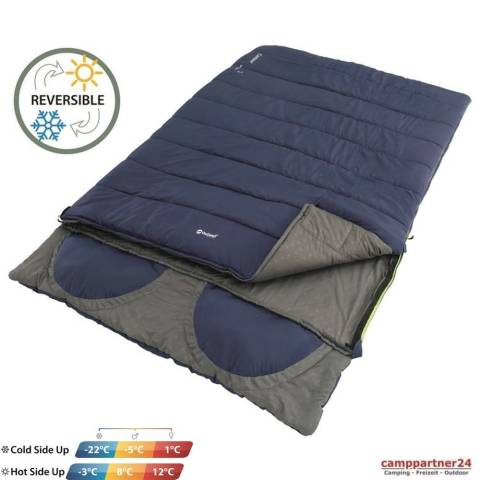 Outwell Contour Lux Double Schlafsack - blau