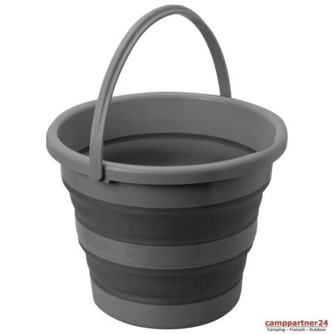 Brunner Drum Fold-Away Falteimer 10 Liter - schwarz