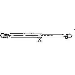 Dachauflagestange 25 mm Alu - 160 - 260 cm