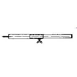 Variabler Aufstellstab 22 mm Stahl - 110 - 200 cm