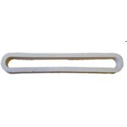 Gummiring vierkant - ca. 80 x 6 x 3 mm - 10er-Pack