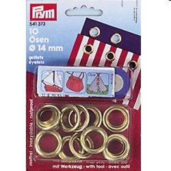 PRYM sen und Scheiben  14mm - 10er-Pack