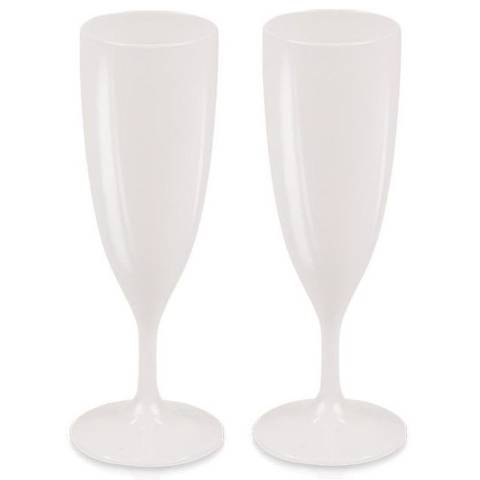 Camp4 Champagnerglas 2er-Set - wei