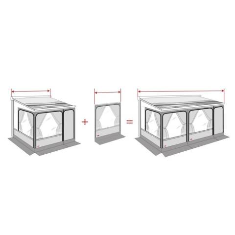 Fiamma Frontwanderweiterung für Privacy Zelt - 20 cm