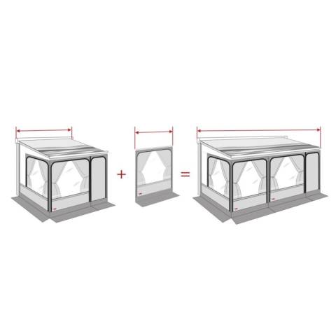 Fiamma Frontwanderweiterung fr Privacy Zelt - 50 cm