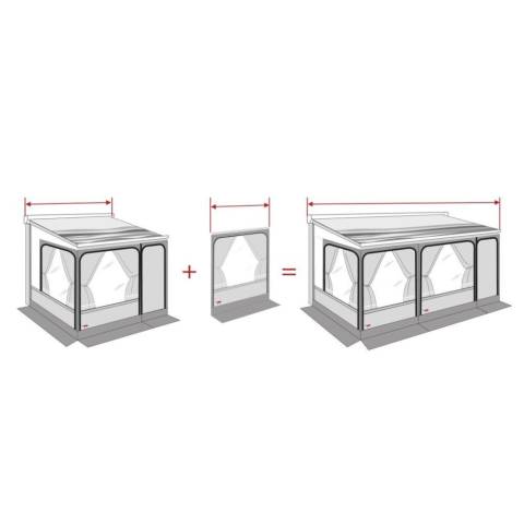 Fiamma Frontwanderweiterung fr Privacy Zelt - 100 cm