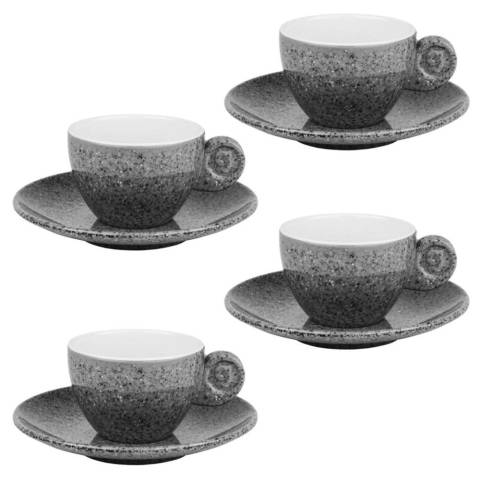 Gimex Classic Line Granite - Espresso 4er-Set