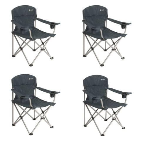 Outwell Catamarca Arm Chair XL Faltstuhl - 4er Spar-Set - dunkelblau