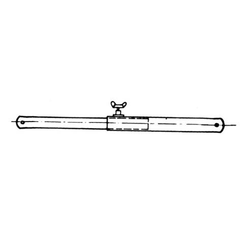 Spann- und Firststab 22 mm Stahl - 90-150 cm