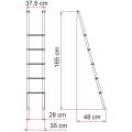 Fiamma Alu Leiter Alkovenleiter Deluxe 5B