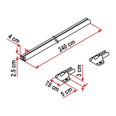 Fiamma Fixing Bar Pro
