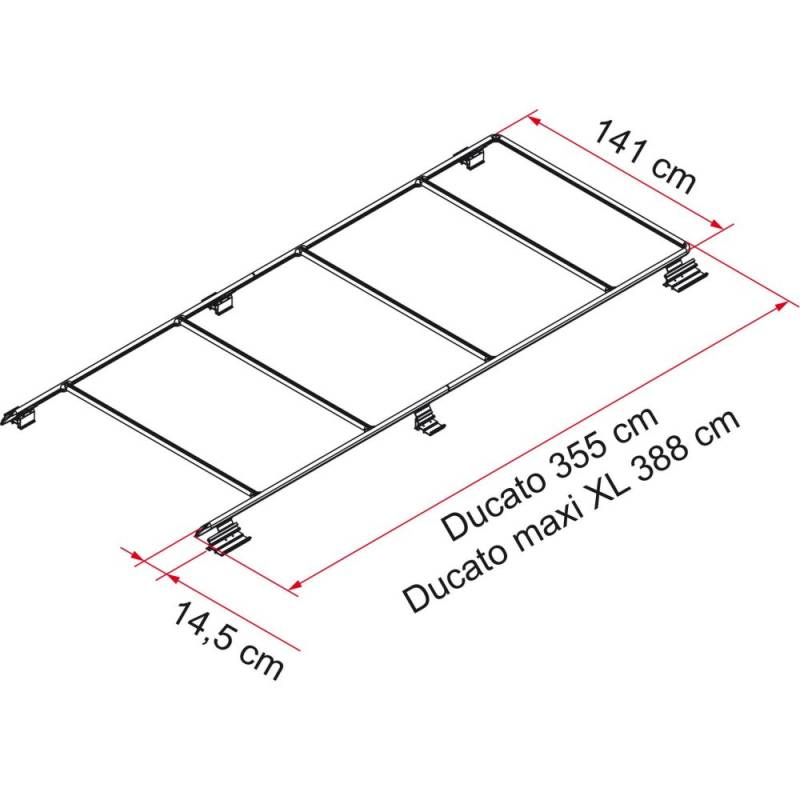 Fiamma Roof Rail Ducato Dachreling