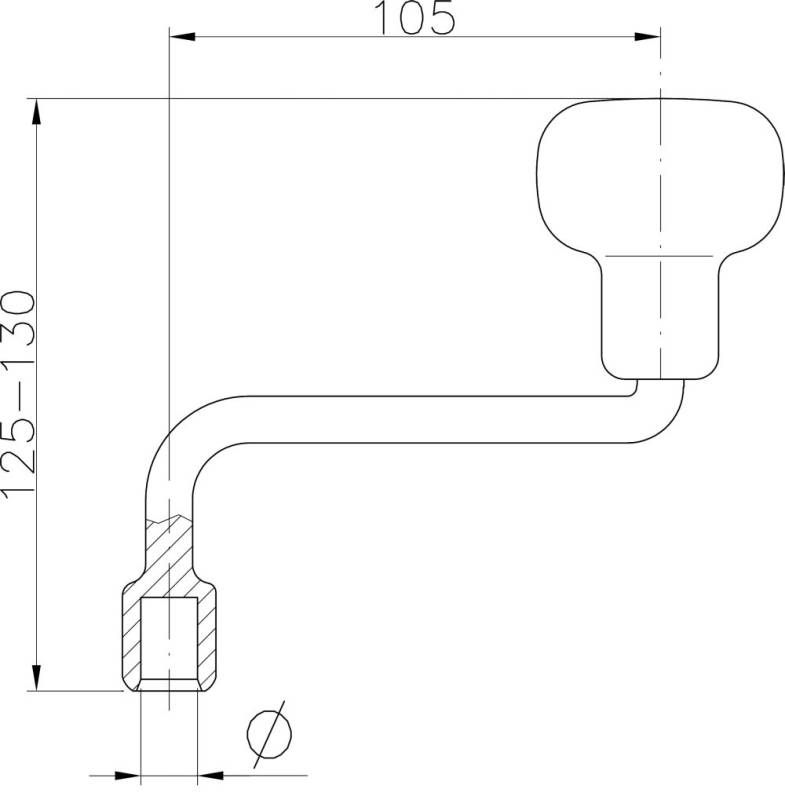 Winterhoff Kurbel fr Sttzrder
