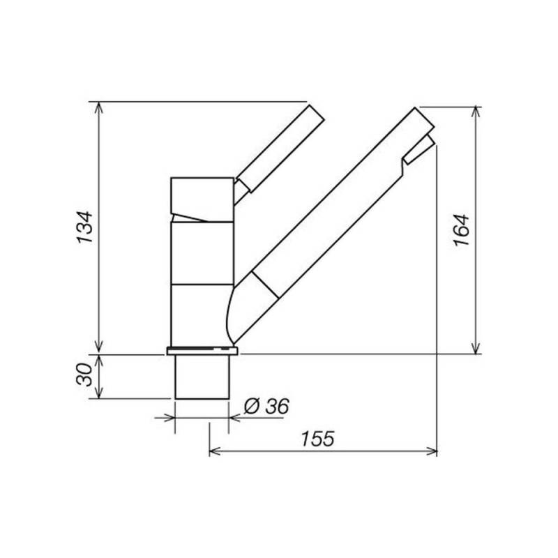 Reich Wasserhahn Einhebelmischer Keramik TREND E