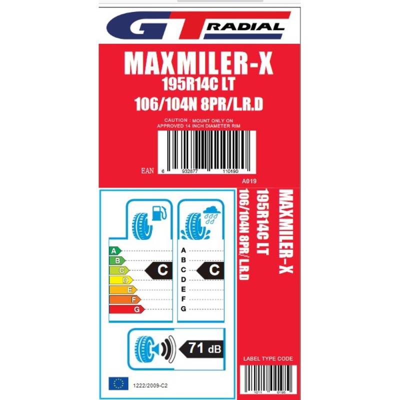 Reserverad mit Felge 195 R14 C - K14S309