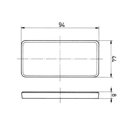 Reflektor R118 selbstklebend