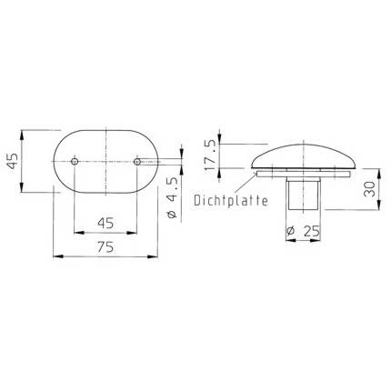 Jokon Begrenzungsleuchte PL 2000 - wei
