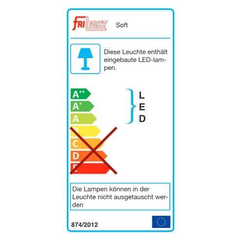 Frilight LED Aufbauleuchte - matt silber