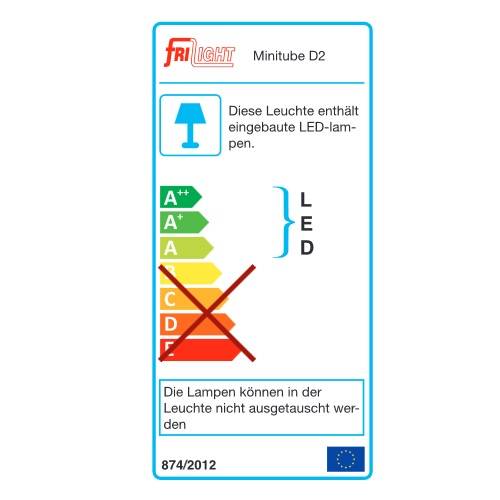 Frilight LED Spot MiniTube - 1,2 Watt