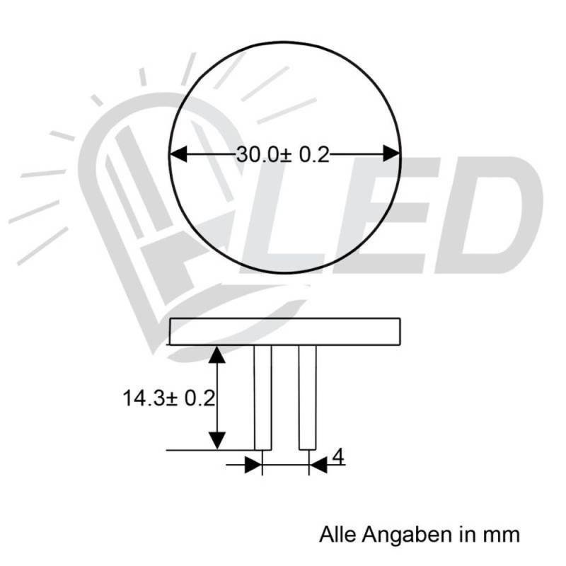 Green Power LED Leuchtmittel - 10er SMD Modul