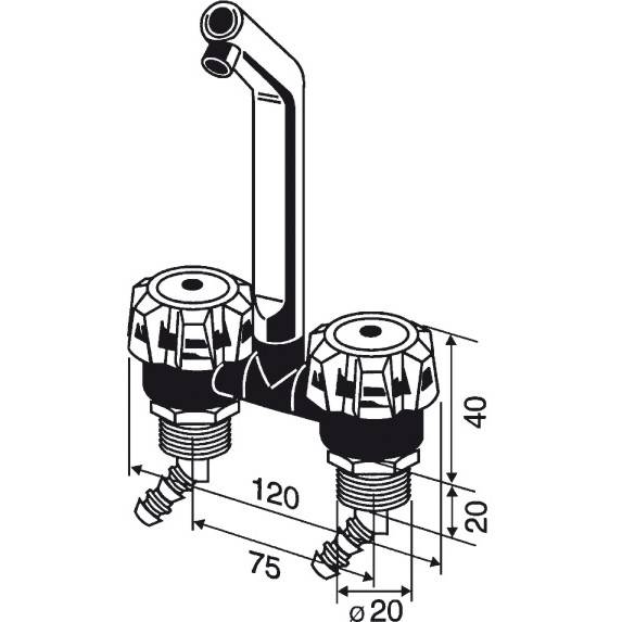Reich Mischbatterie Wasserhahn DE LUXE