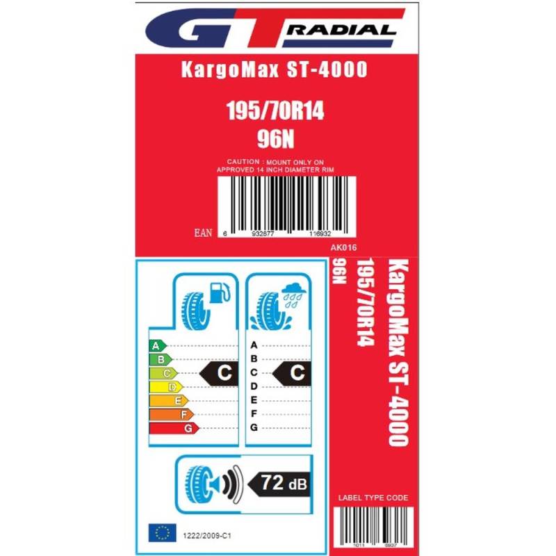 Reserverad mit Felge 195/70 R14 XL - 2140093