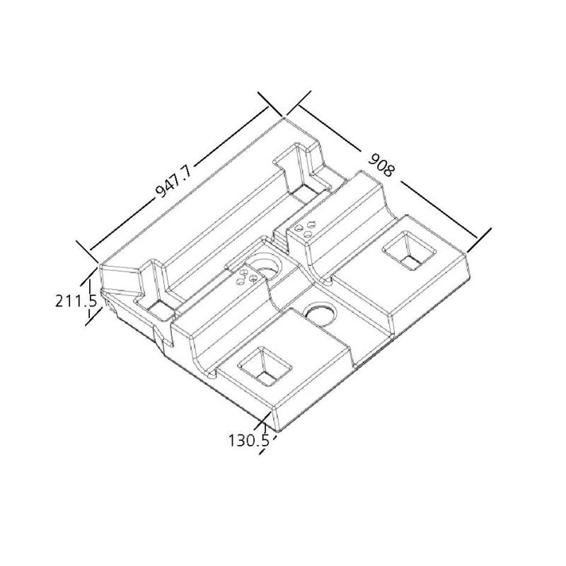 Abwassertank 90 Liter fr Fiat Ducato ab 2006
