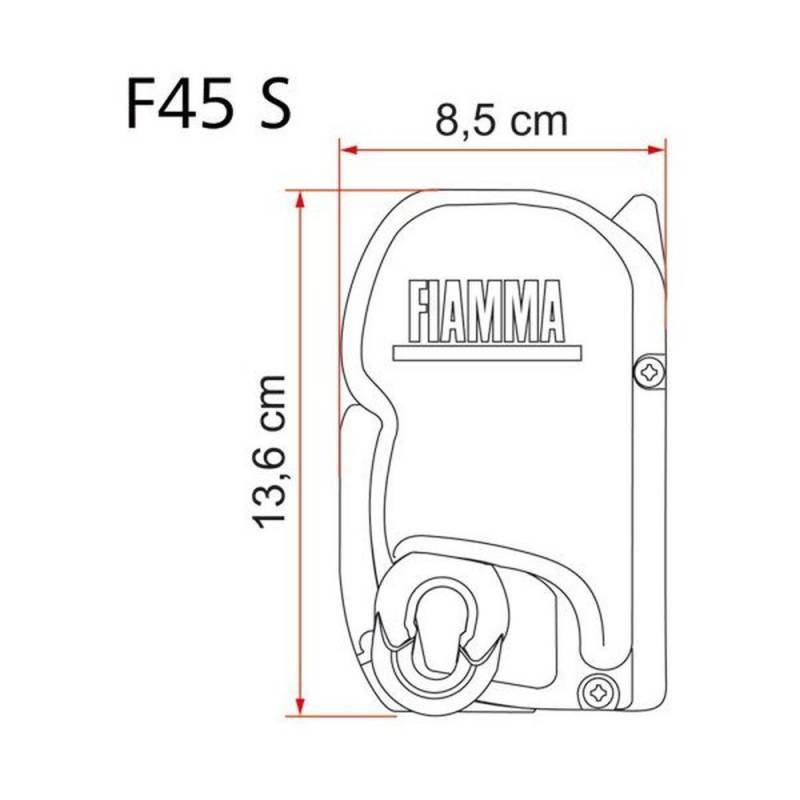 Fiamma Markise Fiammastore F45 S 300 - Polarwei - Royal Grey