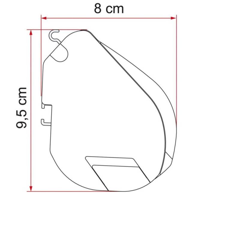 Fiamma Markise F35 Pro 270 - Titanium