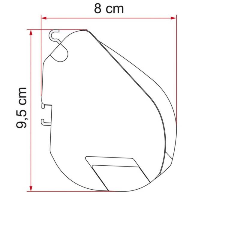 Fiamma Markise F35 Pro 250 - Deep Black