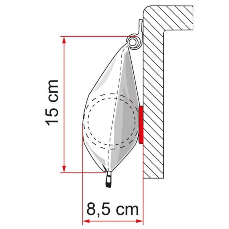 Fiamma Caravanstore 310 XL - Royal Grey