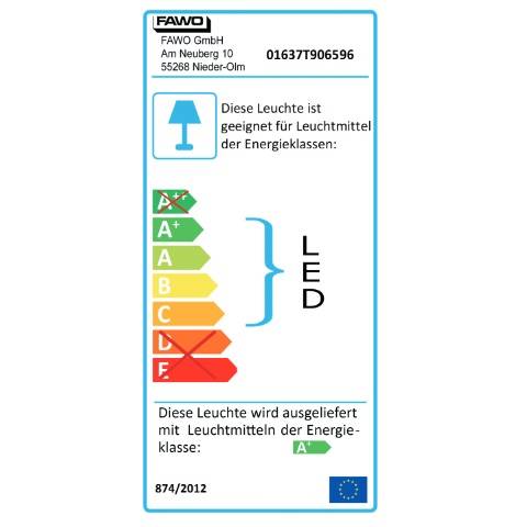 FAWO LED-Deckenleuchte Rio