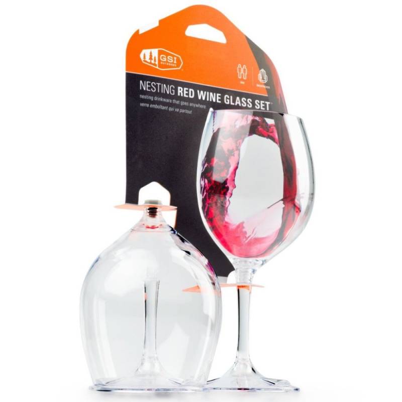 GSI Rotweinglas Nesting 275 ml 2er-Set