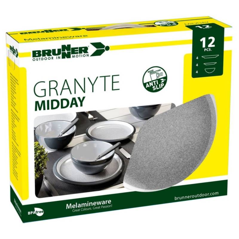 Brunner Granyte Midday Geschirrset 12-teilig