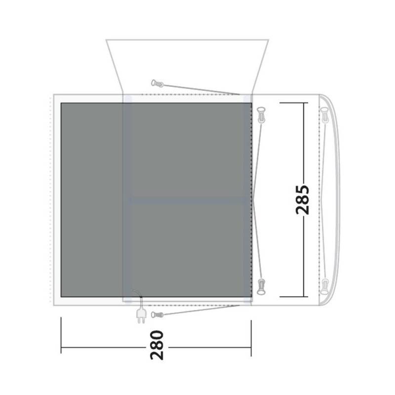 Outwell Jonesville 290SA - Zeltteppich - 2023