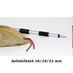 Variabler Aufstellstab Stahl 19 mm - 125-200 cm