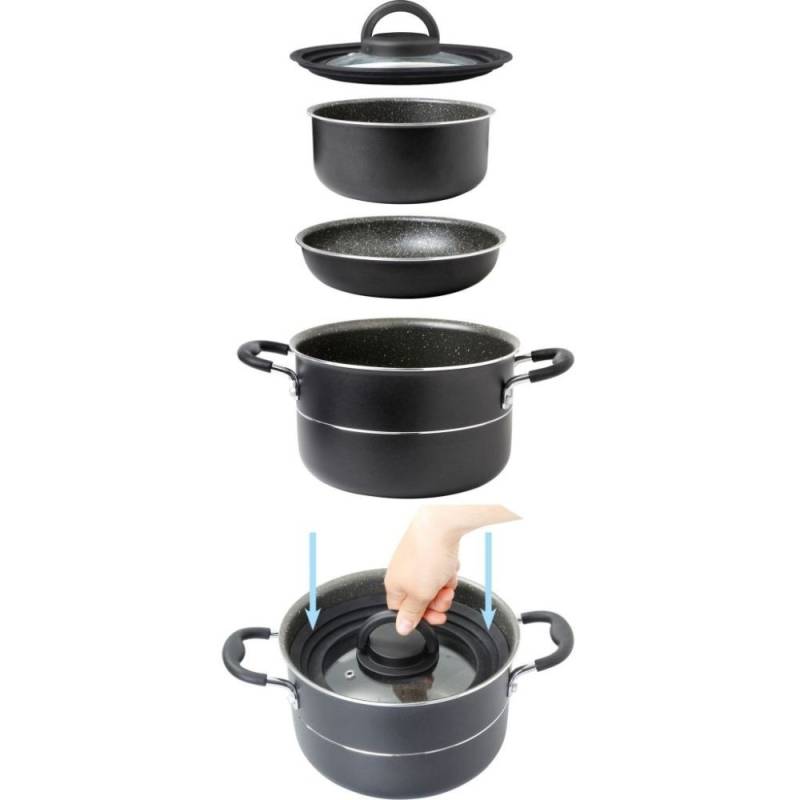 Brunner Pirate NG 7+1 Topfset - 22 cm