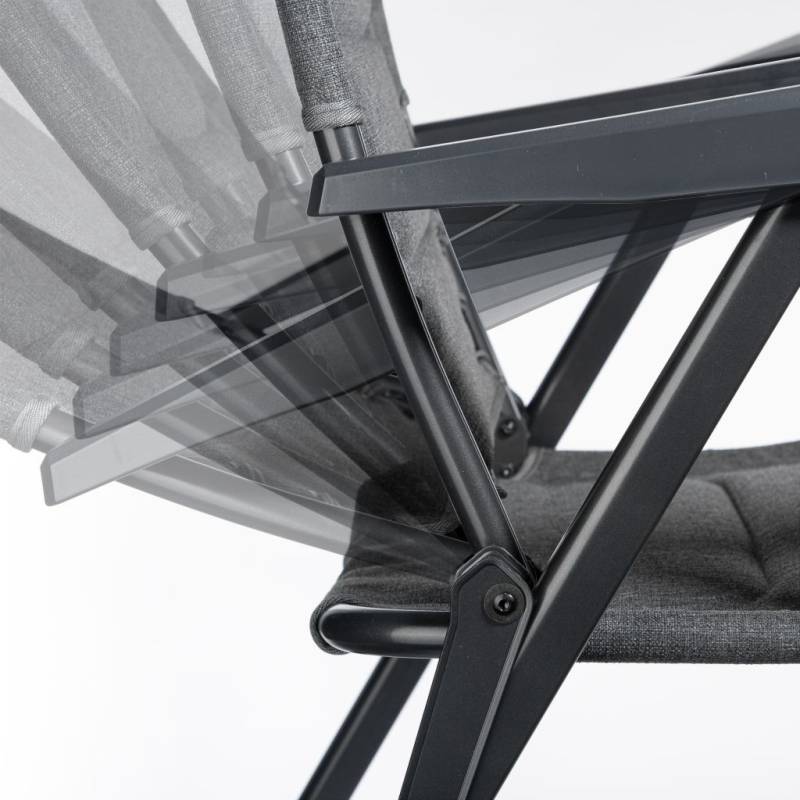 HighQ Comfortable Campingstuhl - Greyline