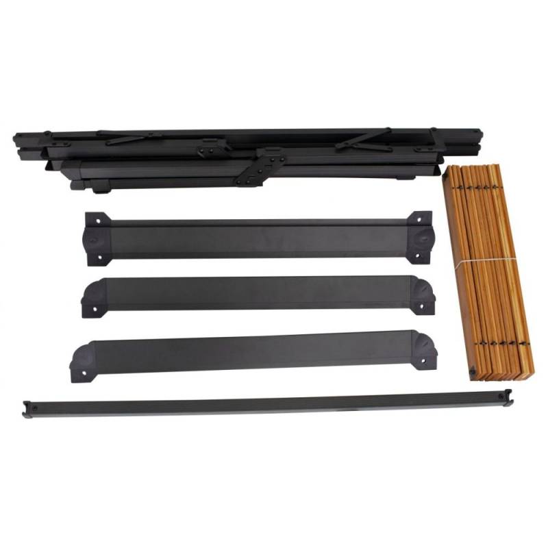 EuroTrail Chambery Bambus Rolltisch - 110 x 70 cm