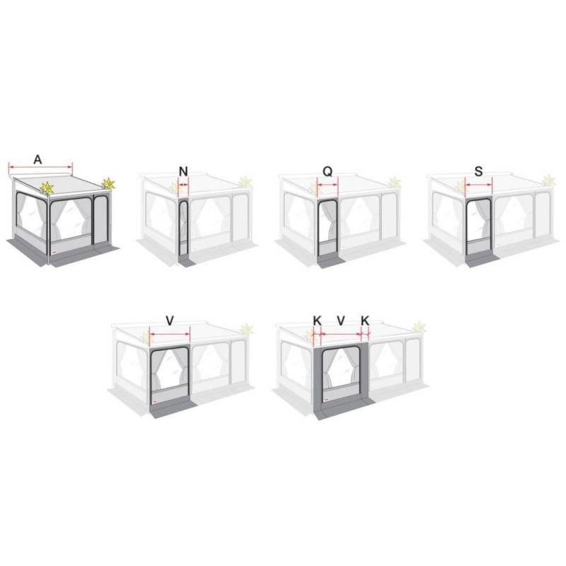 Fiamma Privacy Caravanstore ZIP XL Markisenzelt - 280