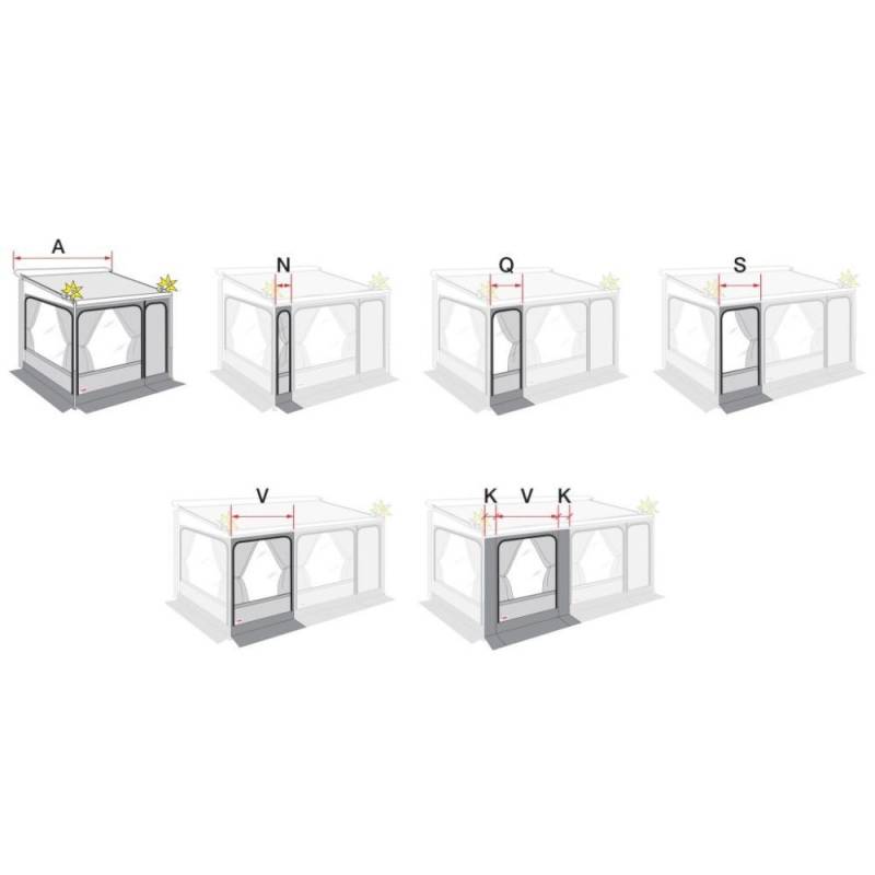 Fiamma Privacy Caravanstore ZIP XL Markisenzelt - 310