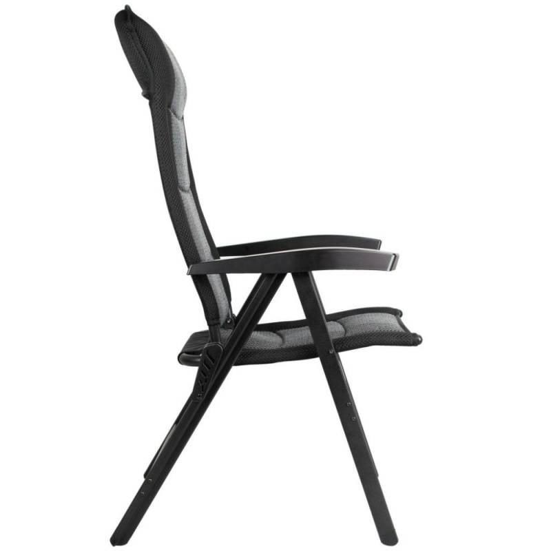 Westfield Avantgarde Noblesse Campingstuhl - silber-schwarz