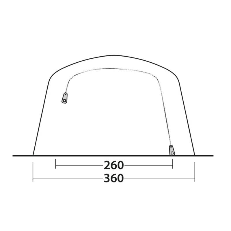 Outwell Jacksondale 5PA Luftzelt