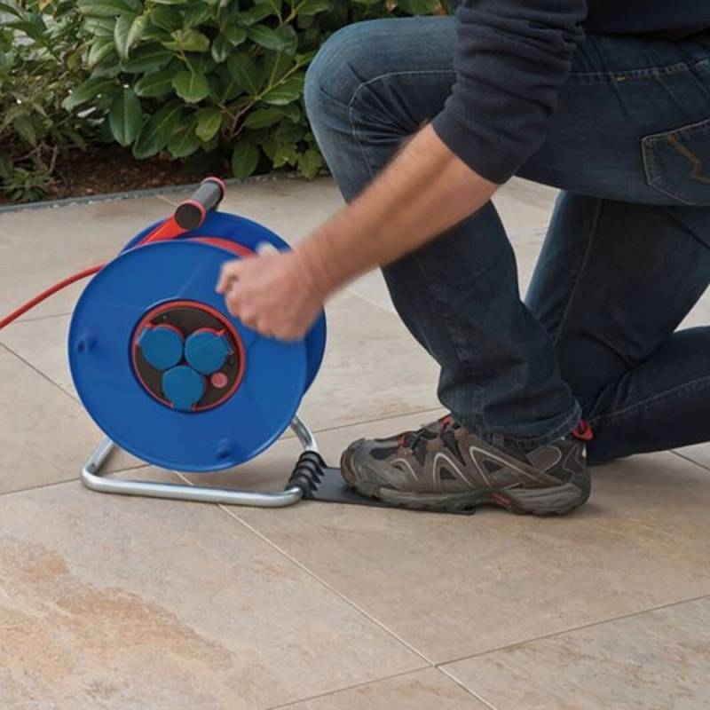 Trommeltritt fr Kabeltrommeln