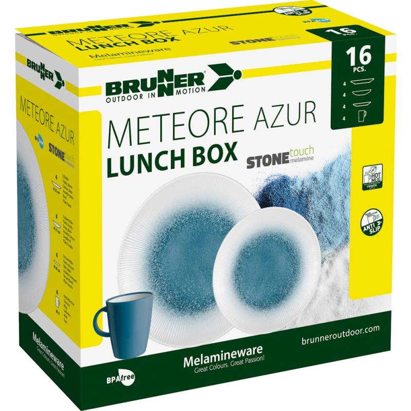Brunner Lunch Box Meteore azur 16 tlg.