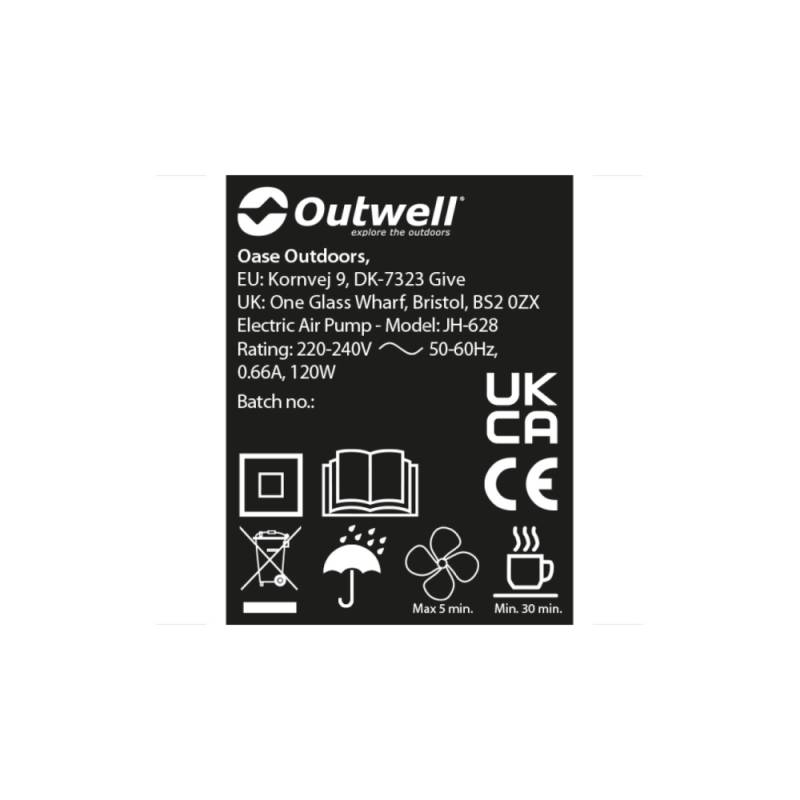 Outwell Superior Single w. built-in pump - 2023