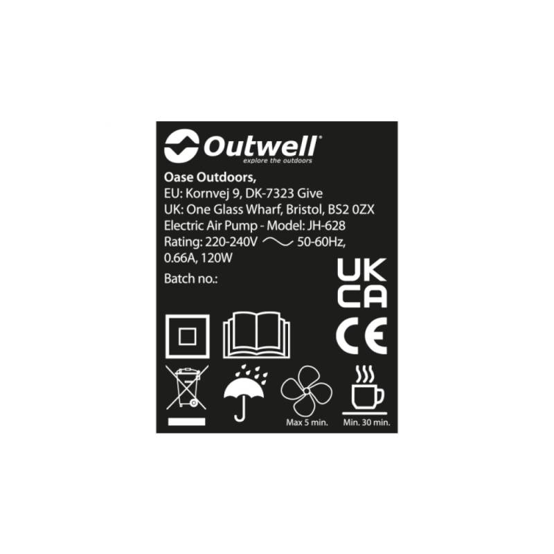 Outwell Superior Double w. built-in pump